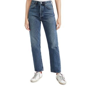 AGOLDE 90’s Pinch Waist in Portrait High Rise Button Fly Straight Leg Women’s 28